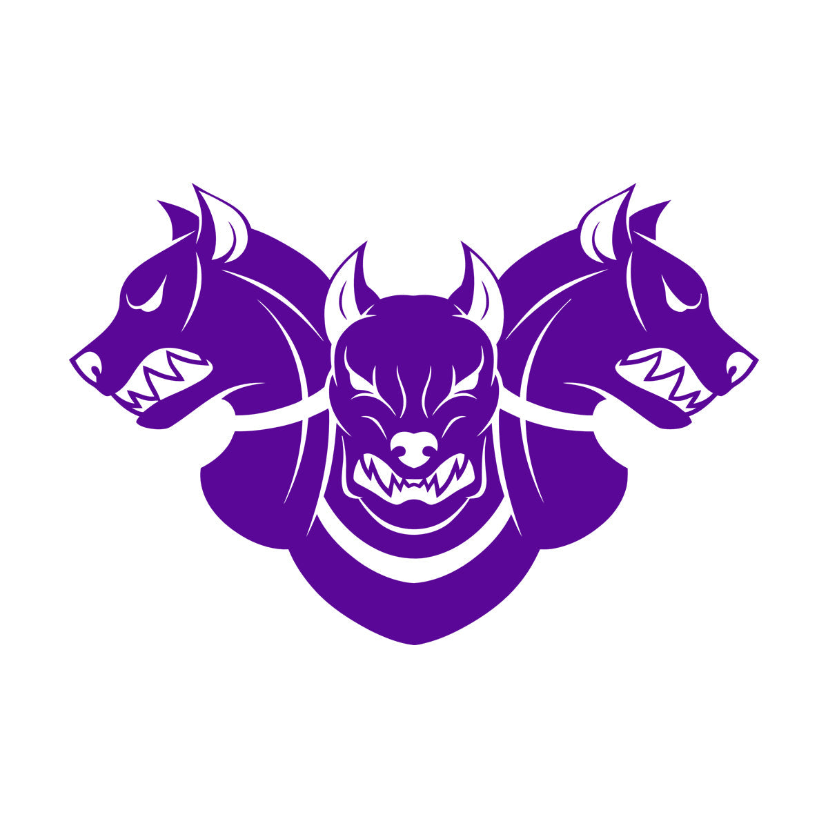 Vinyl Wall Decals Three Headed Cerberus Angry Dog Patrol Garage Multiple Size Options