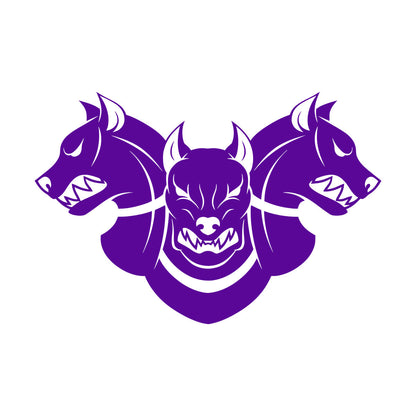 Vinyl Wall Decals Three Headed Cerberus Angry Dog Patrol Garage Multiple Size Options