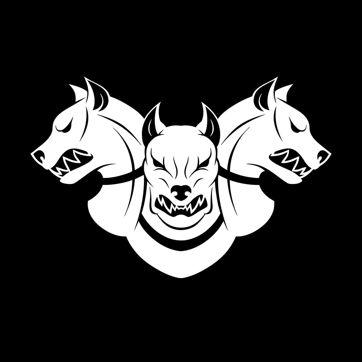 Vinyl Wall Decals Three Headed Cerberus Angry Dog Patrol Garage Multiple Size Options
