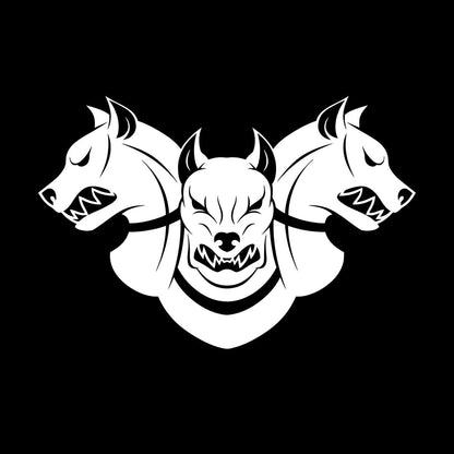 Vinyl Wall Decals Three Headed Cerberus Angry Dog Patrol Garage Multiple Size Options