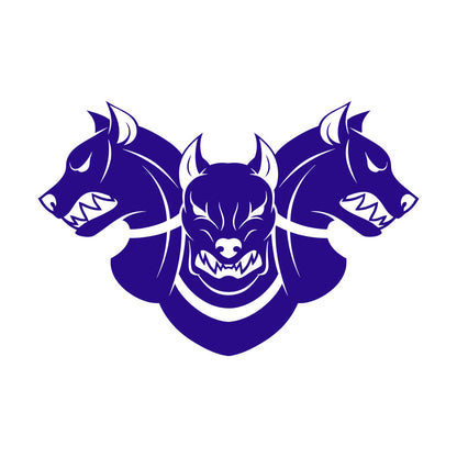 Vinyl Wall Decals Three Headed Cerberus Angry Dog Patrol Garage Multiple Size Options