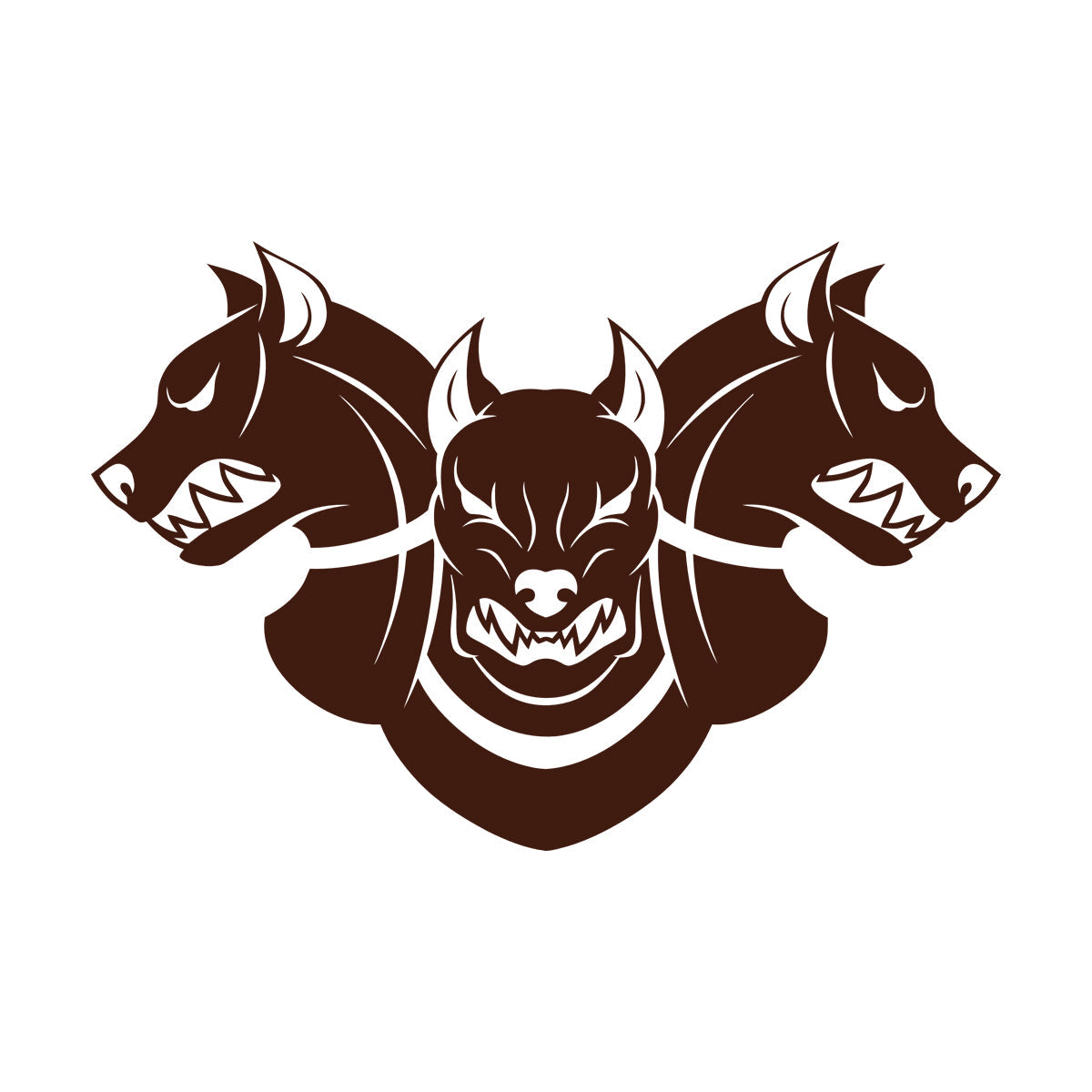 Vinyl Wall Decals Three Headed Cerberus Angry Dog Patrol Garage Multiple Size Options