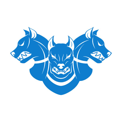 Vinyl Wall Decals Three Headed Cerberus Angry Dog Patrol Garage Multiple Size Options