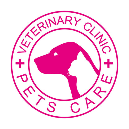 Engraving Decals Veterinary Care Cente Pet Hospital Dog Head Waterproof