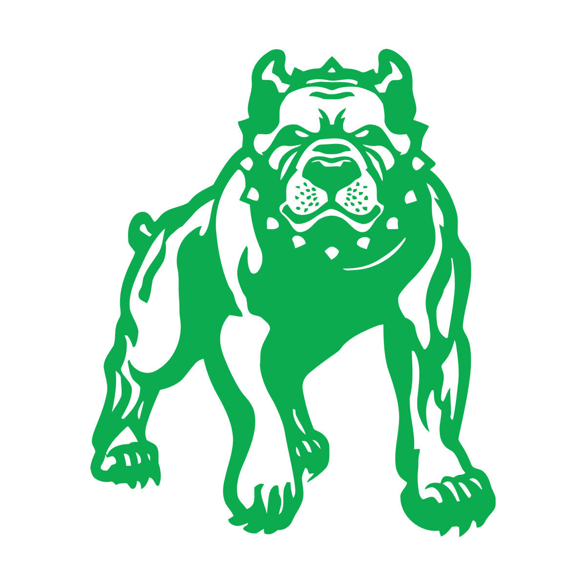 Evil Angry Dog Pit Bull Beast Pet Wall Decals Paster Paper Self Adhesive