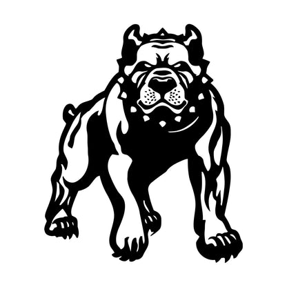 Evil Angry Dog Pit Bull Beast Pet Wall Decals Paster Paper Self Adhesive