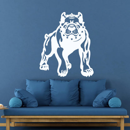 Evil Angry Dog Pit Bull Beast Pet Wall Decals Paster Paper Self Adhesive