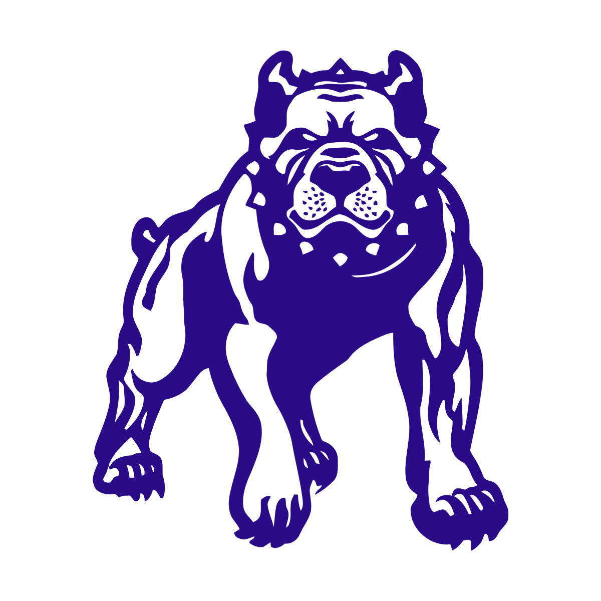 Evil Angry Dog Pit Bull Beast Pet Wall Decals Paster Paper Self Adhesive