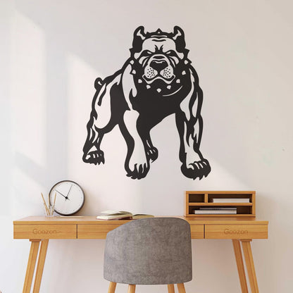 Evil Angry Dog Pit Bull Beast Pet Wall Decals Paster Paper Self Adhesive