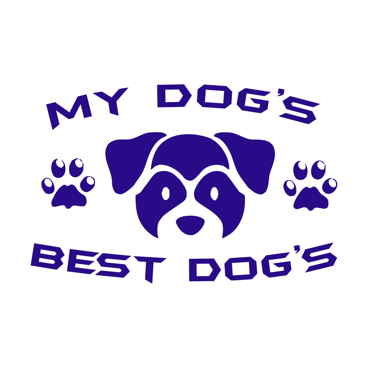 Vinyl Wall Decals Pet Dog Inscription Words Friend Puppy Equipped With Transfer Film Kit