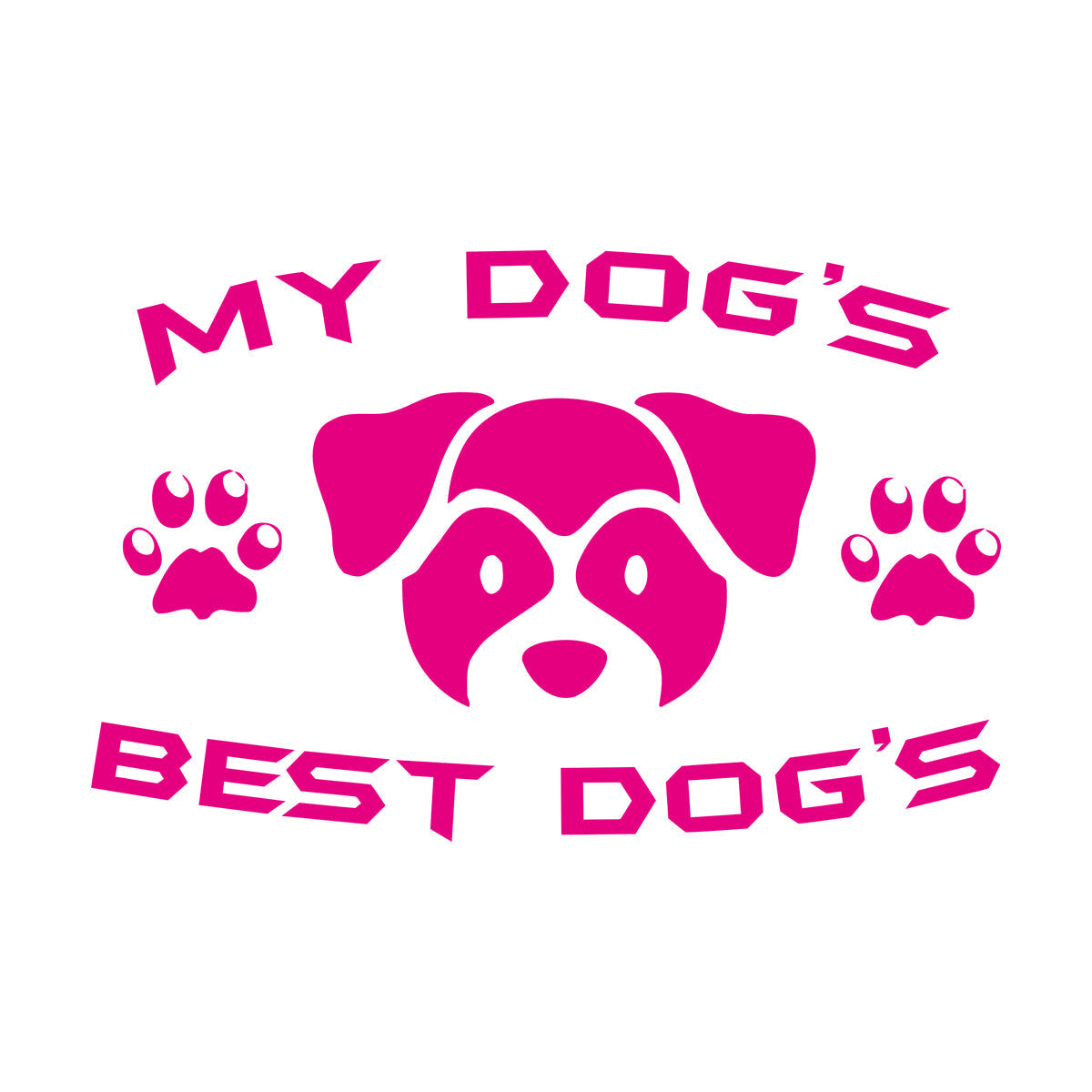 Vinyl Wall Decals Pet Dog Inscription Words Friend Puppy Equipped With Transfer Film Kit