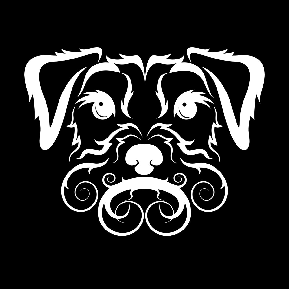 Fine Carving Stickers Pet Dog Cute Curly Haired Irish Terrier It Won'T Fall Off