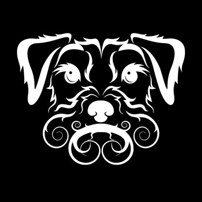 Fine Carving Stickers Pet Dog Cute Curly Haired Irish Terrier It Won'T Fall Off