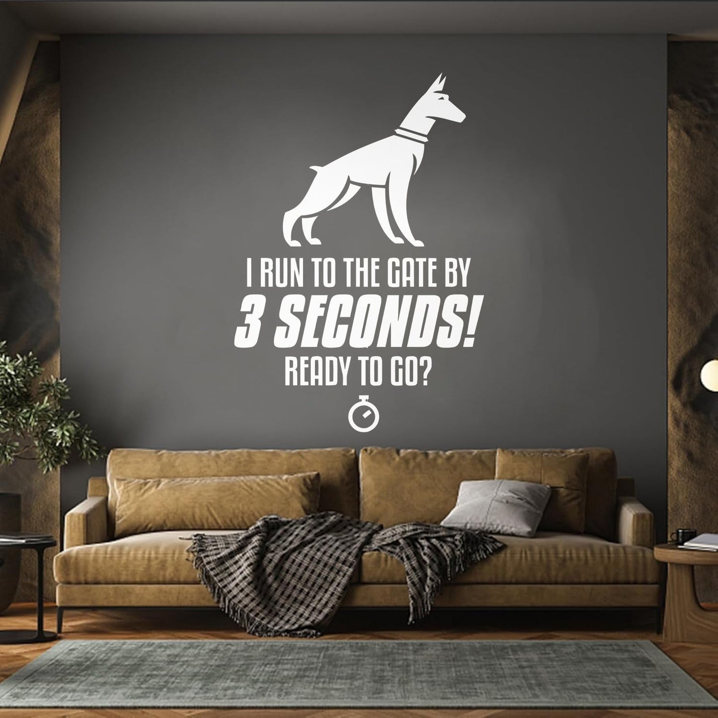 Wall Stickers Doberman Dog Breed Lovely Home Pets Personalized Customization