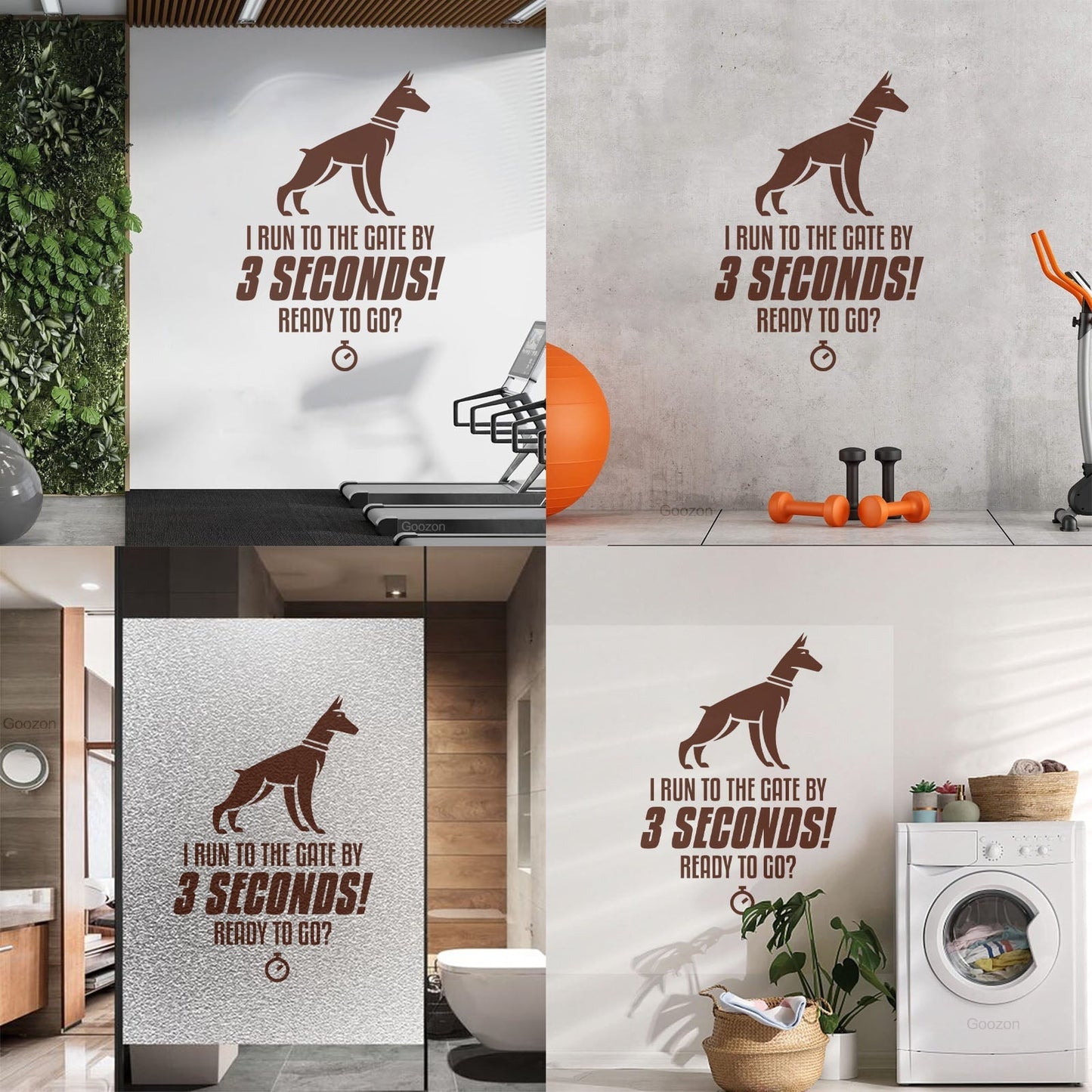 Wall Stickers Doberman Dog Breed Lovely Home Pets Personalized Customization