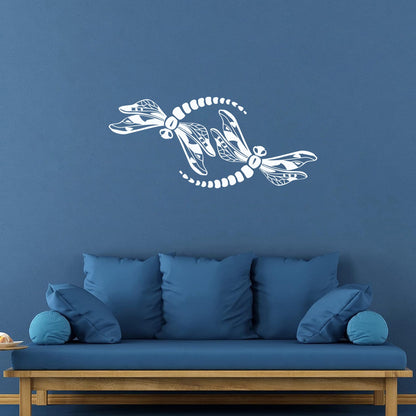 Abstract Dragonflies Insects Vinyl Wall Stickers Tattoo Culture