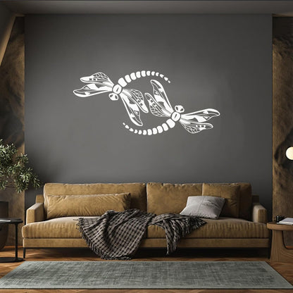 Abstract Dragonflies Insects Vinyl Wall Stickers Tattoo Culture