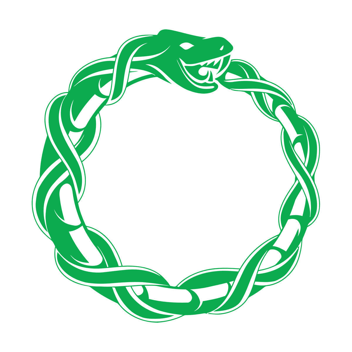 Vinyl Wall Stickers Ouroboros Snake Dragon Ancient Infinity Symbol It Won'T Fall Off