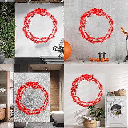 Vinyl Wall Stickers Ouroboros Snake Dragon Ancient Infinity Symbol It Won'T Fall Off