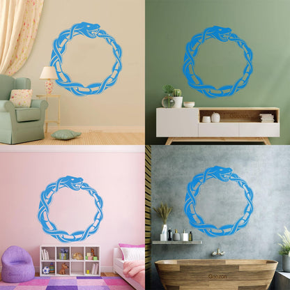 Vinyl Wall Stickers Ouroboros Snake Dragon Ancient Infinity Symbol It Won'T Fall Off