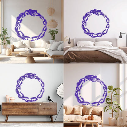 Vinyl Wall Stickers Ouroboros Snake Dragon Ancient Infinity Symbol It Won'T Fall Off