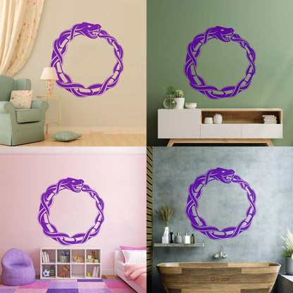Vinyl Wall Stickers Ouroboros Snake Dragon Ancient Infinity Symbol It Won'T Fall Off