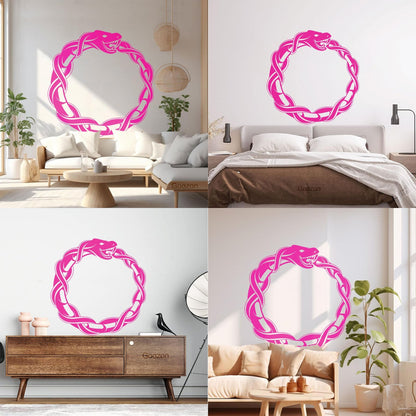 Vinyl Wall Stickers Ouroboros Snake Dragon Ancient Infinity Symbol It Won'T Fall Off