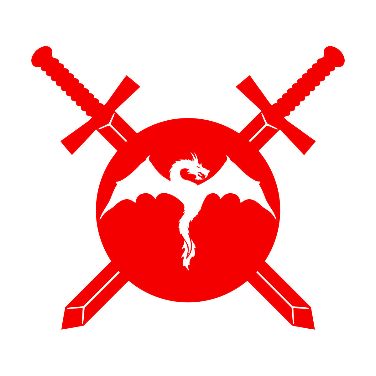 Swords Dragon Shield Warrior Knight Boy Engraving Decals Art Decoration