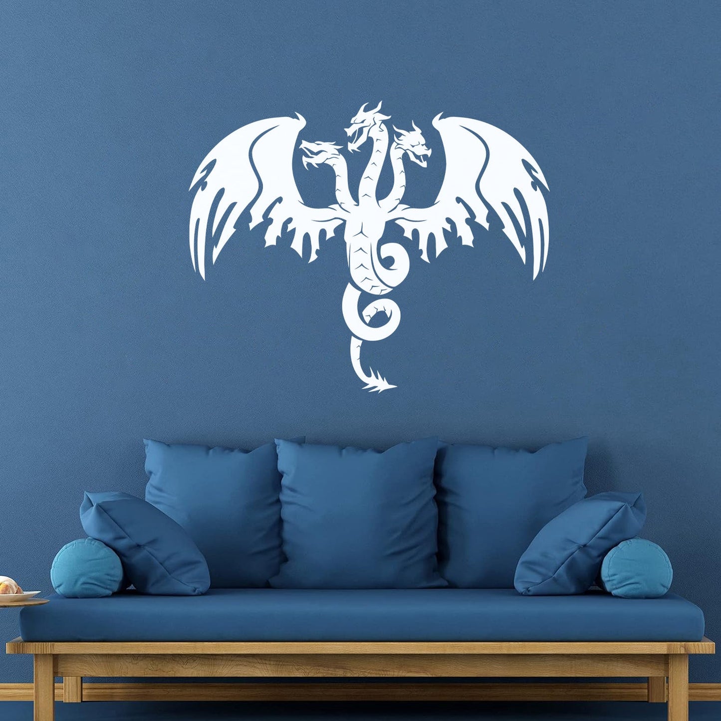 Wall Stickers Paster Paper Three Headed Dragon Tattoo Mythology Car Body Decoration