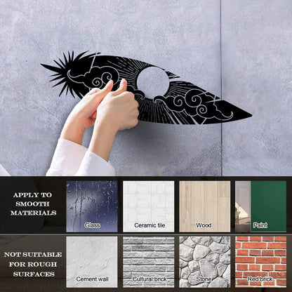 Bird Feather Sun Sky Landscape Ation Lettering Decals Window Decals