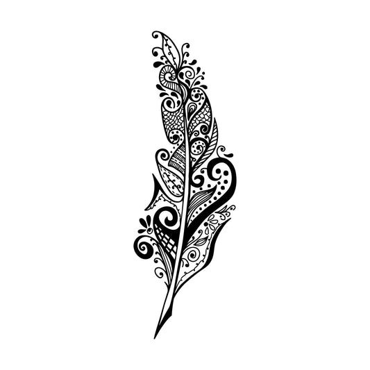 Feather Dreamcatcher Romantic Vinyl Art Sticker Easy Installation