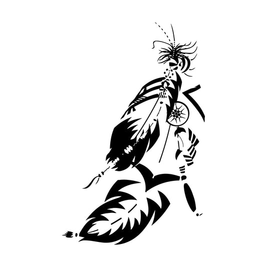 Engraving Stickers Feather Dream Catcher Dreamcatcher Romanic Art Mural Painting