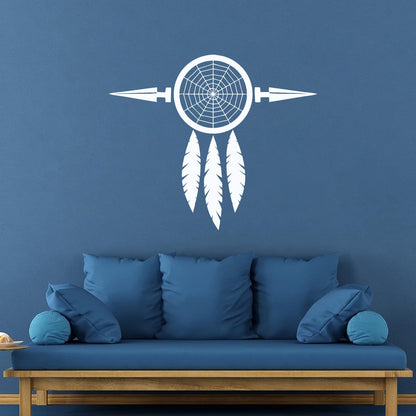 Vinyl Wall Stickers Dreamcatcher Dream Catcher Talisman Native American Waterproof