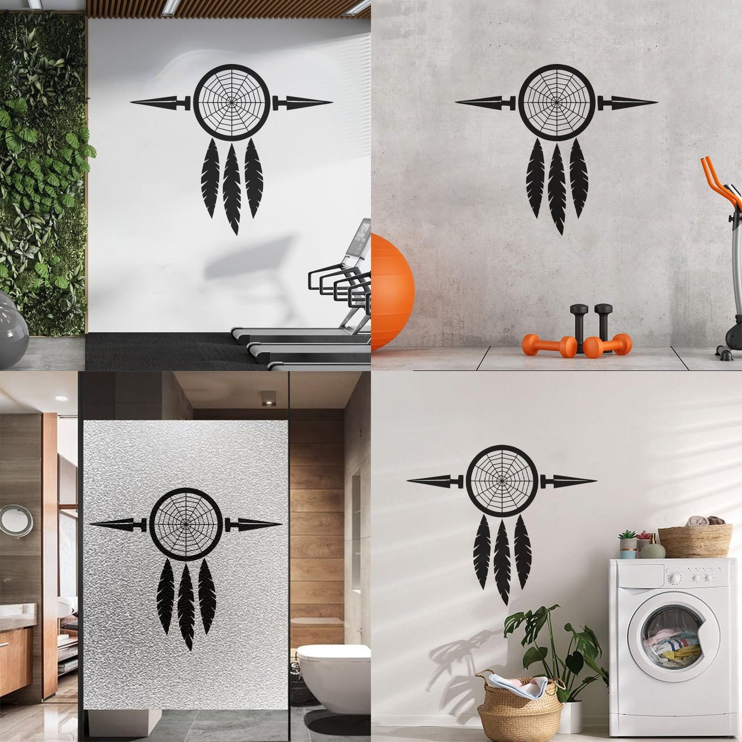 Vinyl Wall Stickers Dreamcatcher Dream Catcher Talisman Native American Waterproof