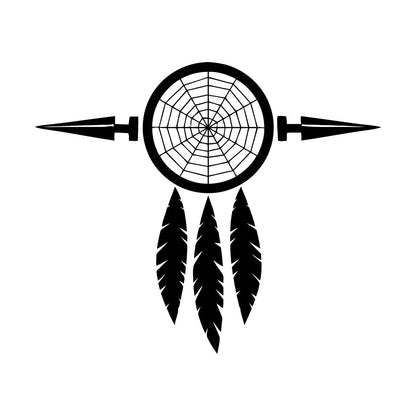 Vinyl Wall Stickers Dreamcatcher Dream Catcher Talisman Native American Waterproof