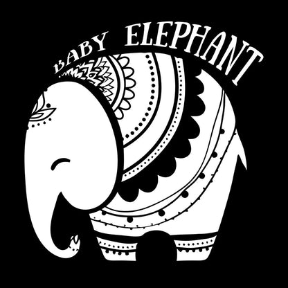 Vinyl Wall Decals Baby Elephant African Style Tattoo Personalized Customization