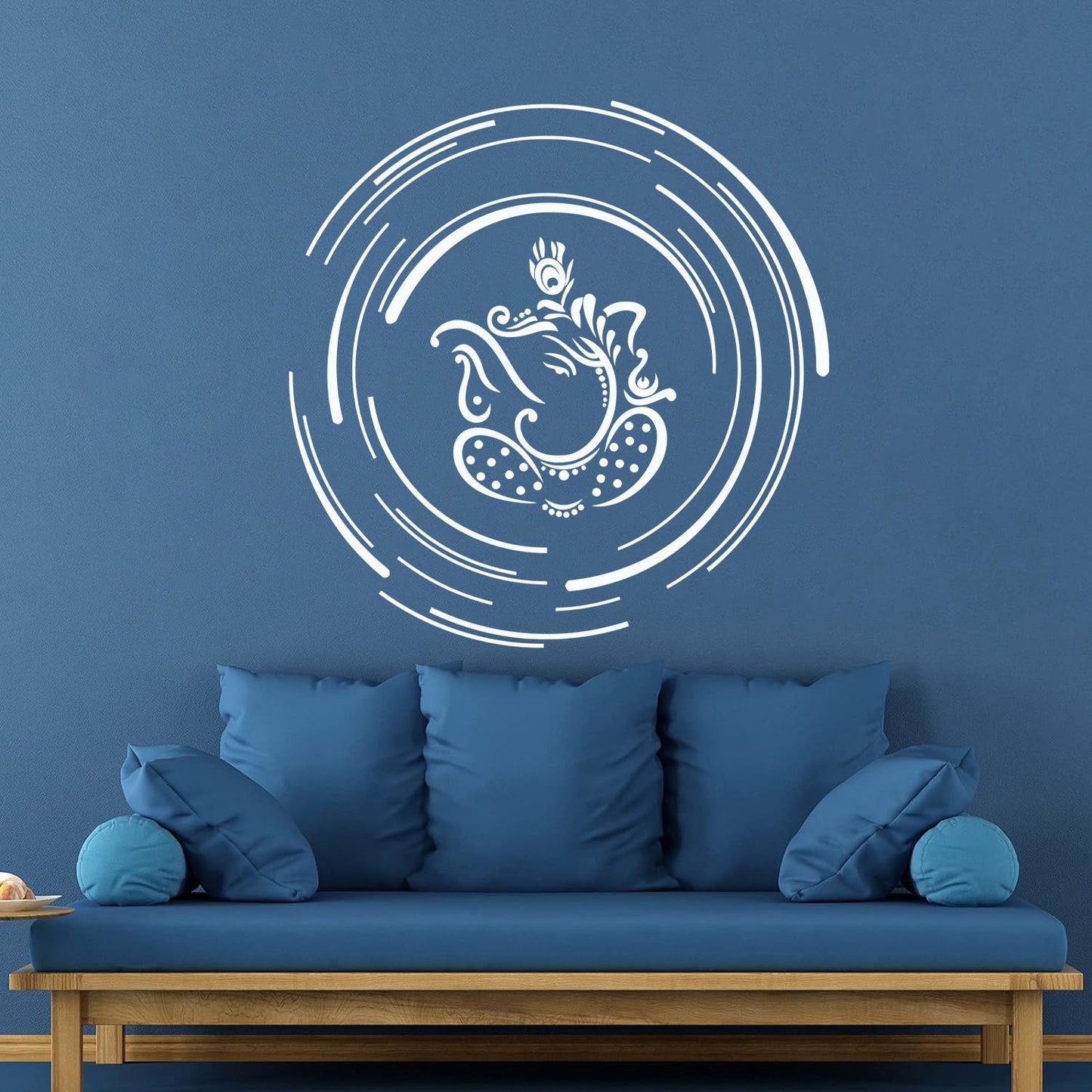 Lettering Stickers Ganesha India Elephant God Hinduism Multi Color Selection