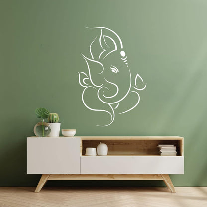 Wall Decals Paster Paper Hinduism Hindu Abstract God Ganesha Elephant Equipped With Transfer Film Kit