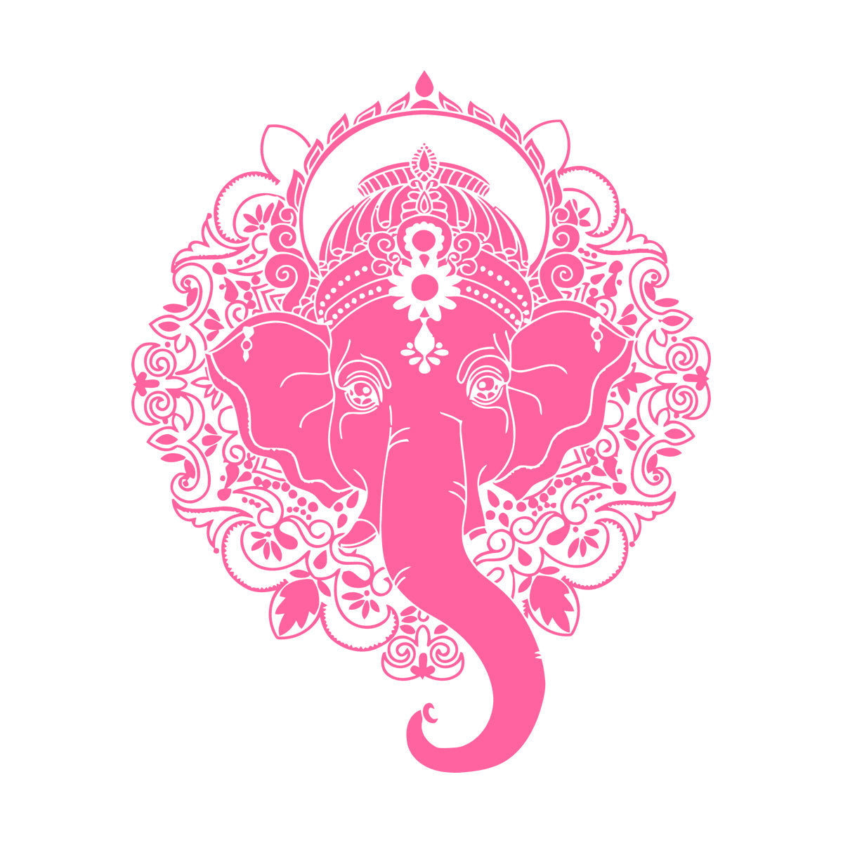 Wall Decals India Ganesha Elephant God Hindu Hinduism Art Mural Painting