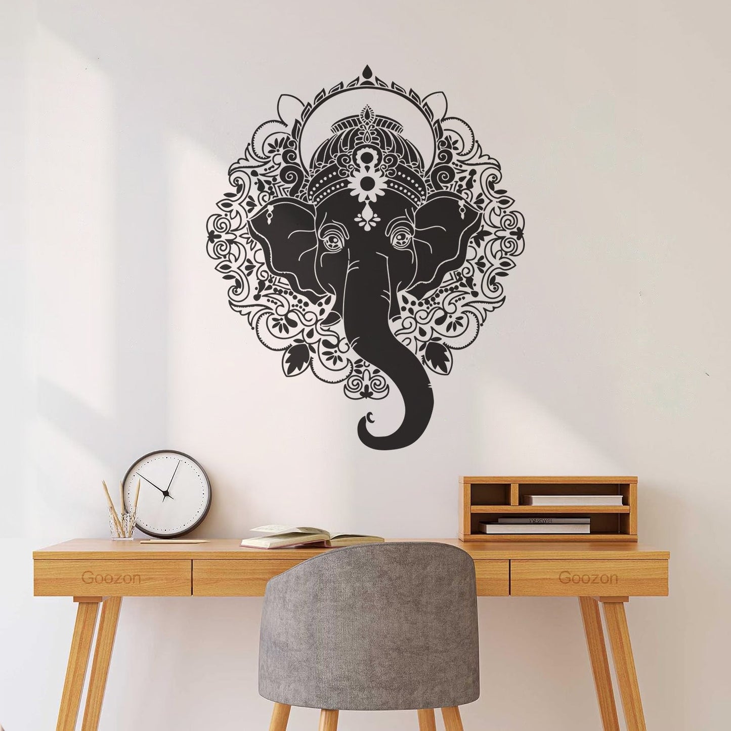 Wall Decals India Ganesha Elephant God Hindu Hinduism Art Mural Painting