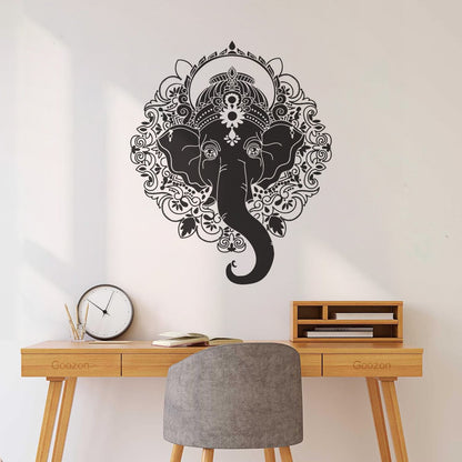 Wall Decals India Ganesha Elephant God Hindu Hinduism Art Mural Painting