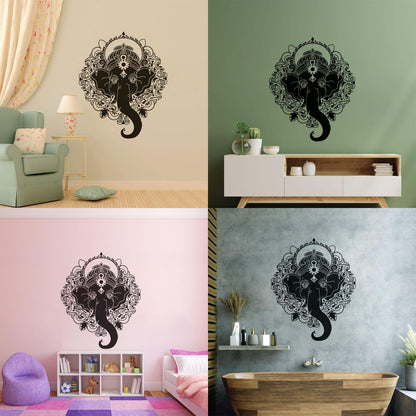 Wall Decals India Ganesha Elephant God Hindu Hinduism Art Mural Painting