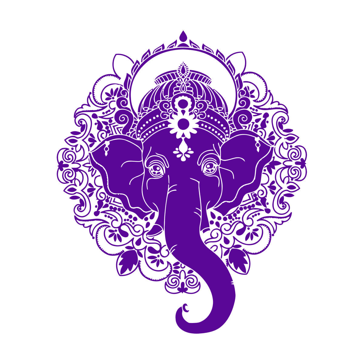 Wall Decals India Ganesha Elephant God Hindu Hinduism Art Mural Painting