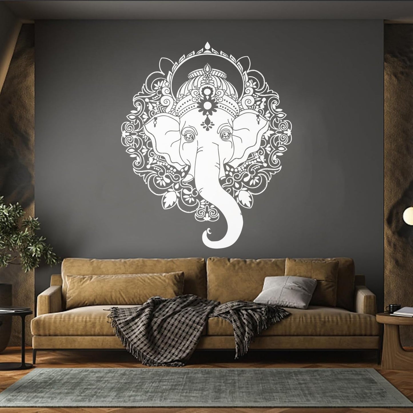 Wall Decals India Ganesha Elephant God Hindu Hinduism Art Mural Painting