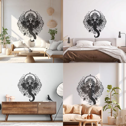 Wall Decals India Ganesha Elephant God Hindu Hinduism Art Mural Painting