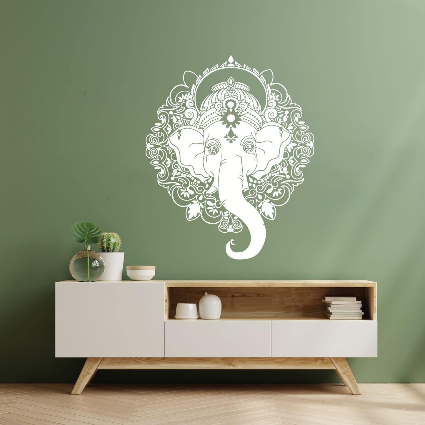 Wall Decals India Ganesha Elephant God Hindu Hinduism Art Mural Painting