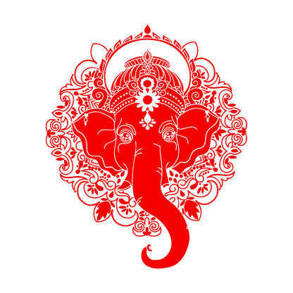 Wall Decals India Ganesha Elephant God Hindu Hinduism Art Mural Painting