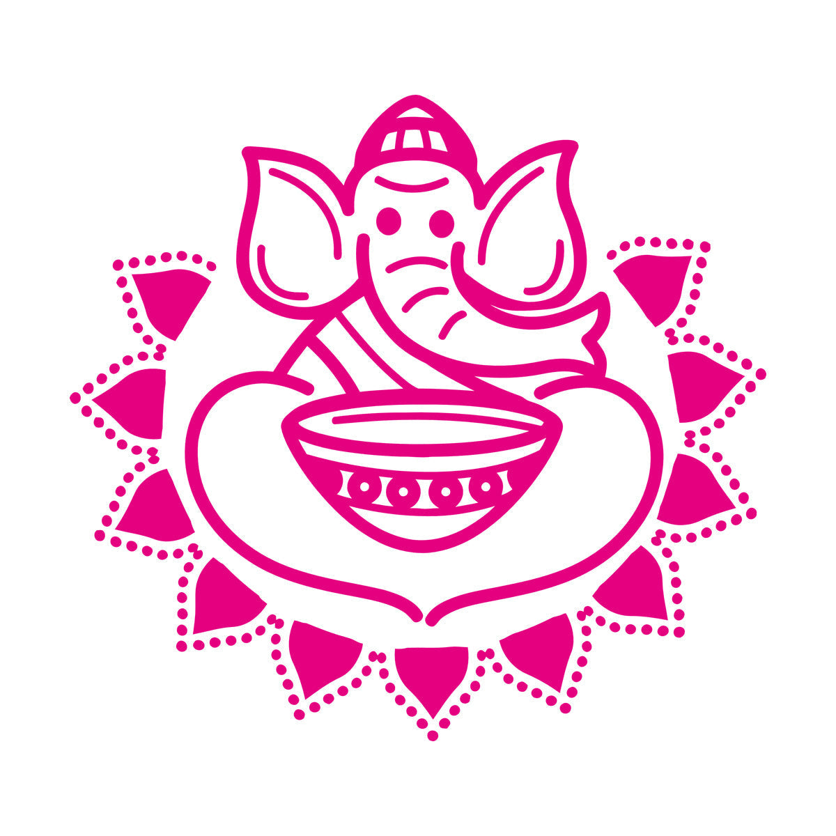 Wall Stickers Paster Paper India Indian Cuisine Hot Spicy Food Elephant Personalized Customization