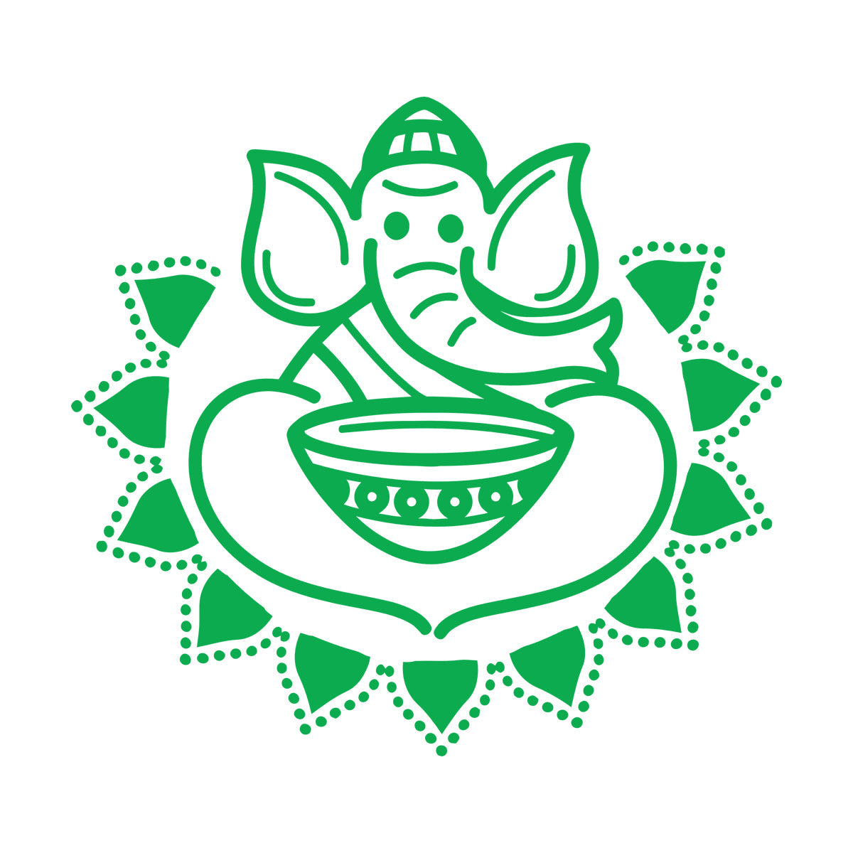 Wall Stickers Paster Paper India Indian Cuisine Hot Spicy Food Elephant Personalized Customization