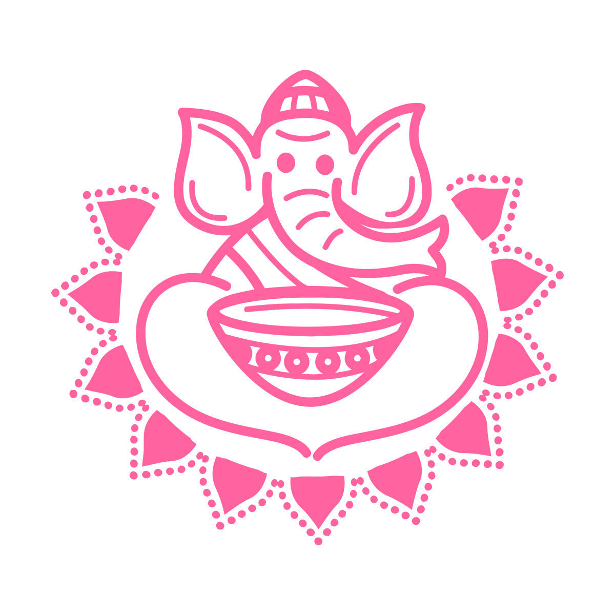 Wall Stickers Paster Paper India Indian Cuisine Hot Spicy Food Elephant Personalized Customization